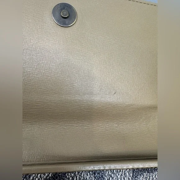 Yves Saint Laurent YSL Vintage Giraffe Print Flap Clutch Bag